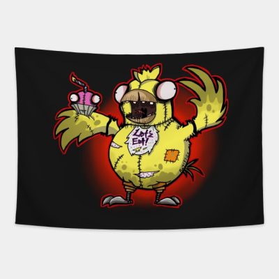 Invader Chica Tapestry Official Five Nights At Freddys Merch