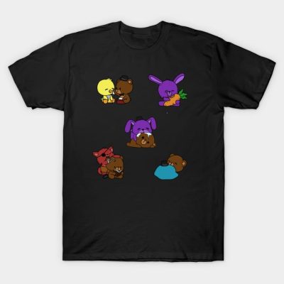 Cute Fnaf Chibi T-Shirt Official Five Nights At Freddys Merch