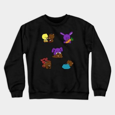 Cute Fnaf Chibi Crewneck Sweatshirt Official Five Nights At Freddys Merch