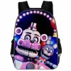 2022 FNAF Freddy Backpack Black Anime Backpacks Kids Boys Girls School Bag Travel Laptop Daypack Schoolbag 1 - Five Nights At Freddys Store