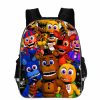 2022 FNAF Freddy Backpack Black Anime Backpacks Kids Boys Girls School Bag Travel Laptop Daypack Schoolbag 4 - Five Nights At Freddys Store