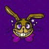 Glitchtrap Icon Pin Official Five Nights At Freddys Merch