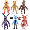 5 6pcs At Five Nights Security Breach Series Pvc Action Figures Bonnie Foxy FNAF Toy Fazbear 1 - Five Nights At Freddys Store