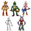 5 6pcs At Five Nights Security Breach Series Pvc Action Figures Bonnie Foxy FNAF Toy Fazbear 2 - Five Nights At Freddys Store