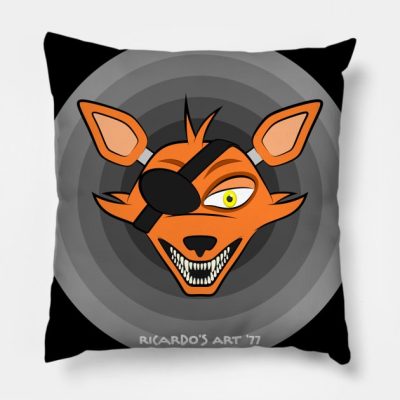 Five Nights At Freddys Fnaf Foxy Throw Pillow Official Five Nights At Freddys Merch