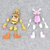 6pcs set Anime Five Nights At Freddy s Pvc Doll Action Figures Freddy Bonnie Chica Foxy 5 - Five Nights At Freddys Store