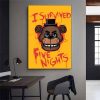 Funny Game FNAF POSTER Prints Five Nights At Freddys Anime Canvas Painting Wall Pictures Artwork For 8 - Five Nights At Freddys Store