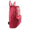 Red FNAF Anime Five Nights At Freddys With Ear Backpack Freddy Nylon Backpack Messenger School Rucksack 2 - Five Nights At Freddys Store