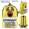 Red FNAF Anime Five Nights At Freddys With Ear Backpack Freddy Nylon Backpack Messenger School Rucksack 5 - Five Nights At Freddys Store