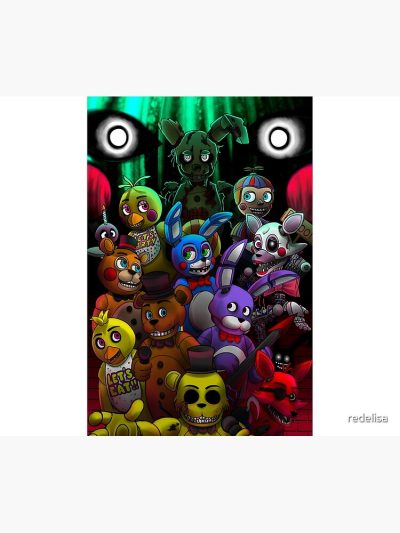 Fnaf-All Togheter Tapestry Official Five Nights At Freddys Merch