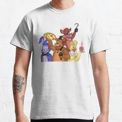 Five Nights At Fredd’Ys Retro Pizzeria Merchandise T-Shirt Official Five Nights At Freddys Merch