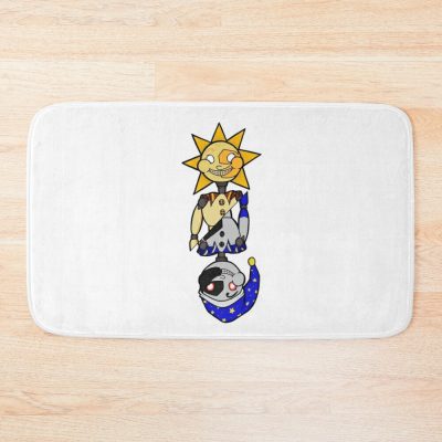 Sundrop And Moondrop Design Bath Mat Official Five Nights At Freddys Merch