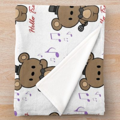 Chibi Freddy Fazbear Throw Blanket Official Five Nights At Freddys Merch