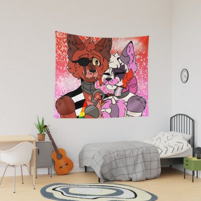 Lgbtq+ Fangle Tapestry Official Five Nights At Freddys Merch