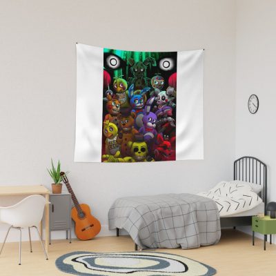 Fnaf-All Togheter Tapestry Official Five Nights At Freddys Merch