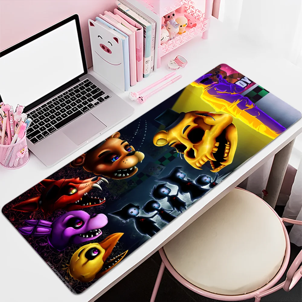 Fnaf Five nights At Freddys Anime Mousepad 80x30cm XL Lockedge Office Computer Desk Mat Table Keyboard 6 - Five Nights At Freddys Store