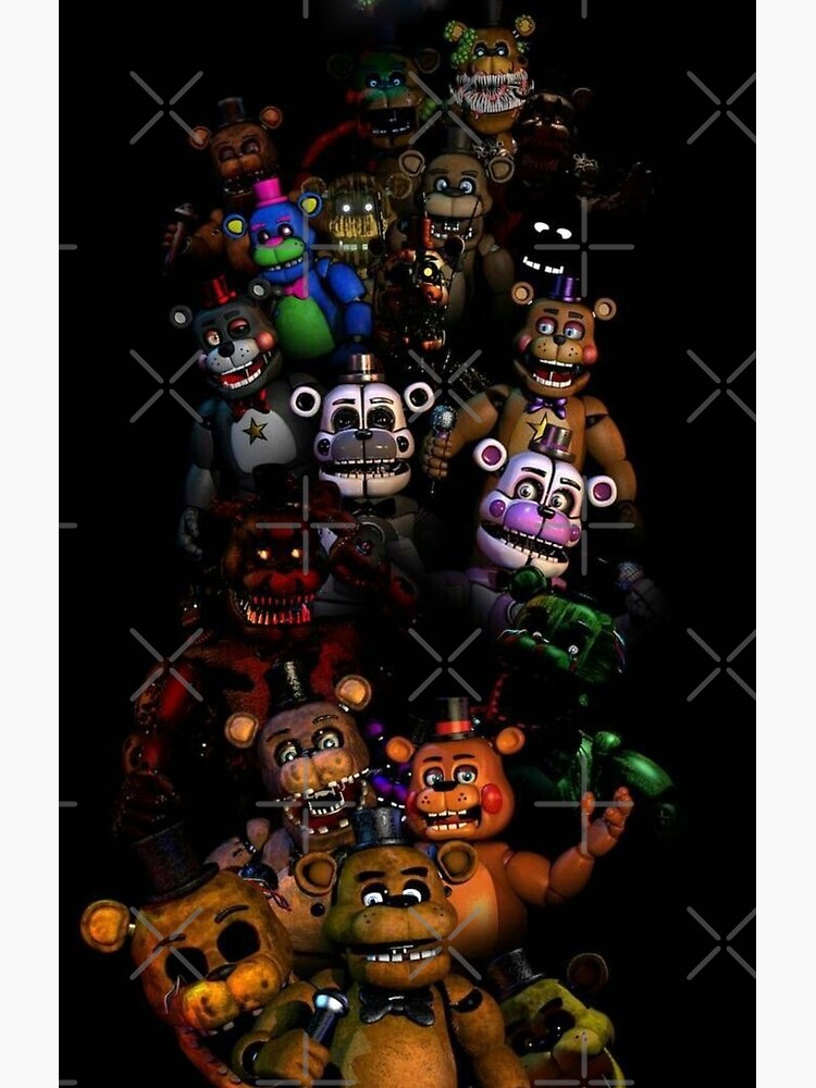 Fnaf Security Breach Ominous Shower Curtain - Image 2
