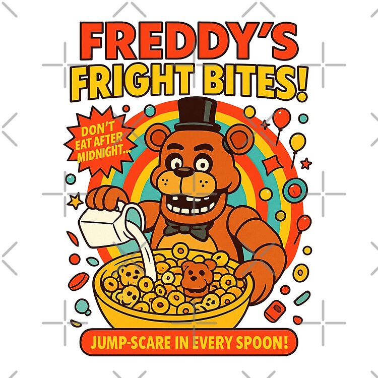 Freddy Fazbear Cereal Box Tote Bag - Image 2