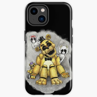 Fnaf Golden Freddy With Ghosts Iphone Case