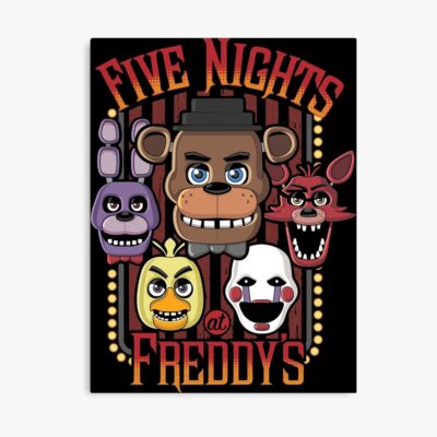 Five Nights At Freddyandx27 S Pizzeria Multi Character Poster