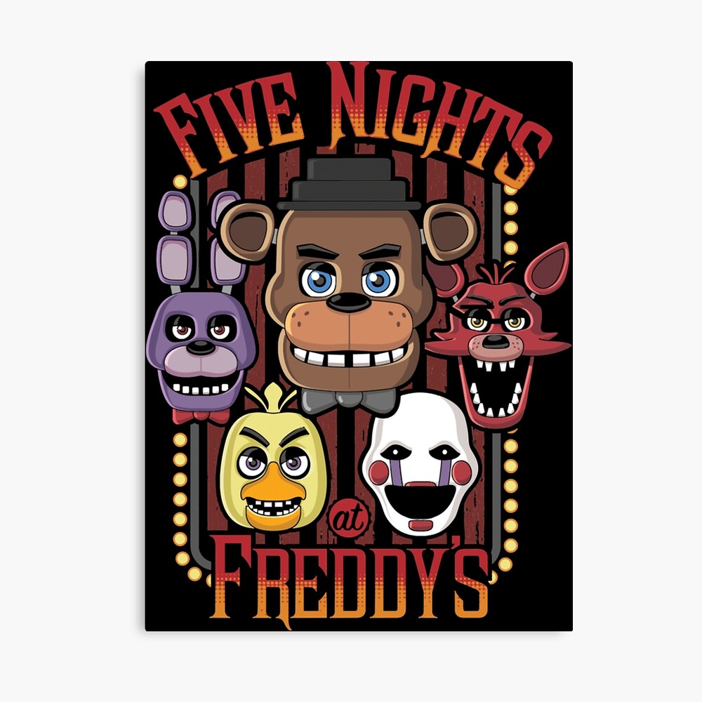 Five Nights At Freddyandx27 S Pizzeria Multi Character Poster