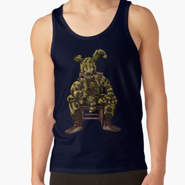 Springtrap Sat In Chair Tank Top - Image 5