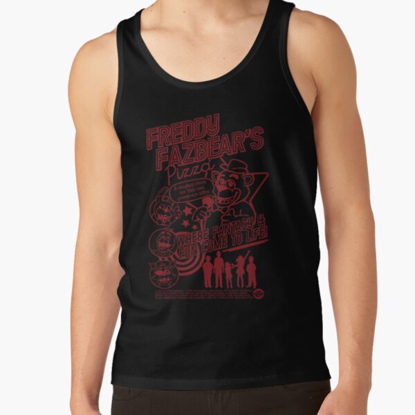 Fnaf Freddy Fazbear S Pizza Vintage Tank Top - Image 2