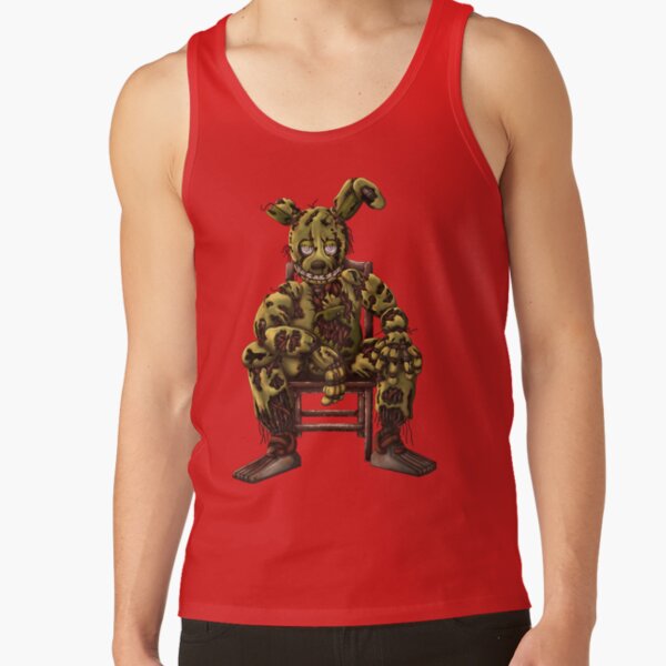 Springtrap Sat In Chair Tank Top - Image 4