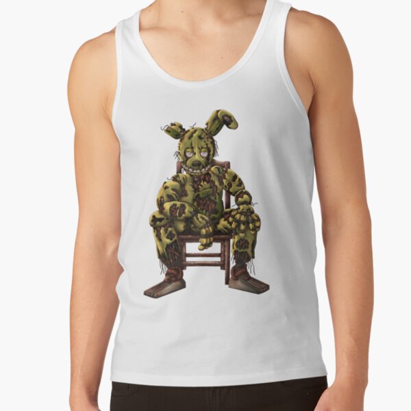 Springtrap Sat In Chair Tank Top - Image 2