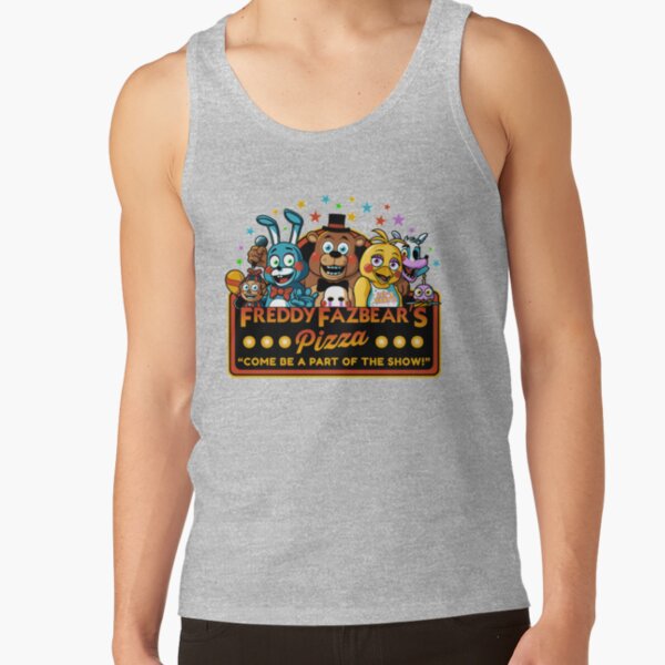 Freddy Fazbear S Pizzeria Logo Tank Top - Image 3