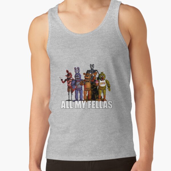 Funny Five Nights At Freddy's Tank Top - Image 3
