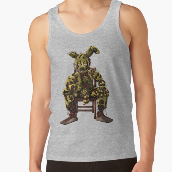 Springtrap Sat In Chair Tank Top - Image 3