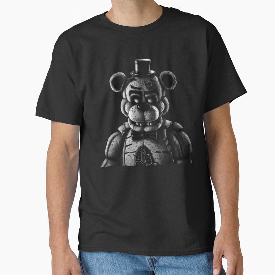 Five Nights At Freddy's Black T-shirt - Image 2