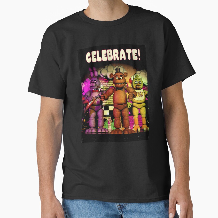 8k Fnaf Celebrate T-shirt - Image 3