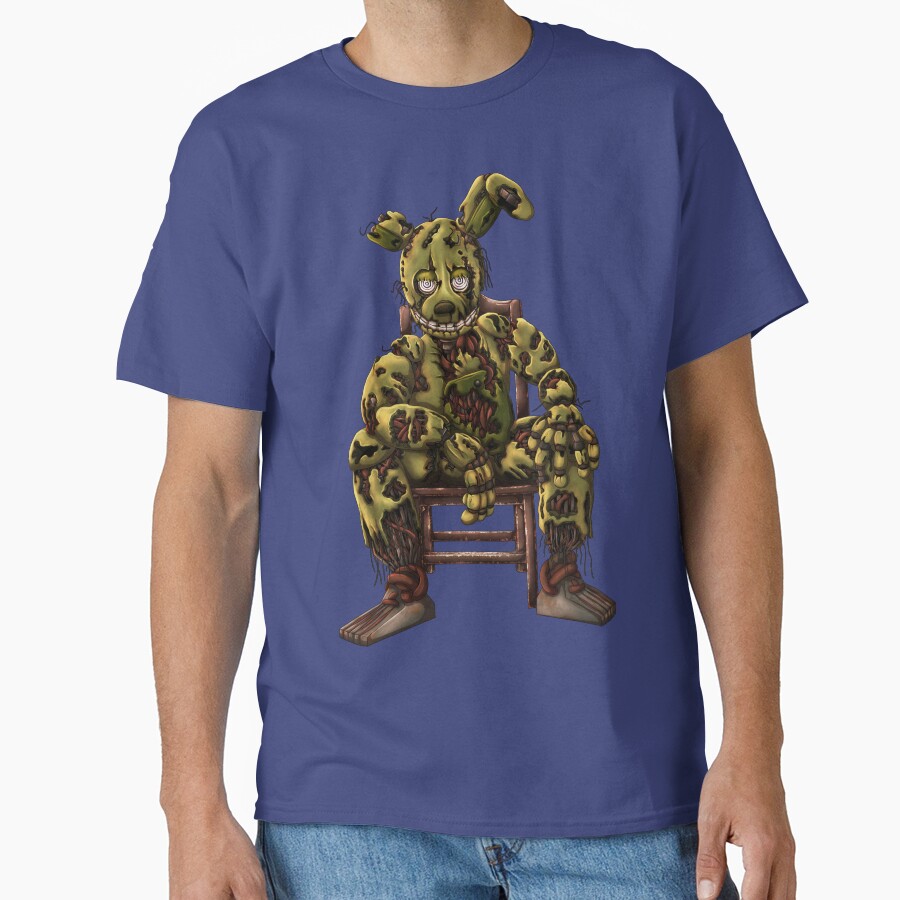 Springtrap Sat In Chair T-shirt - Image 4
