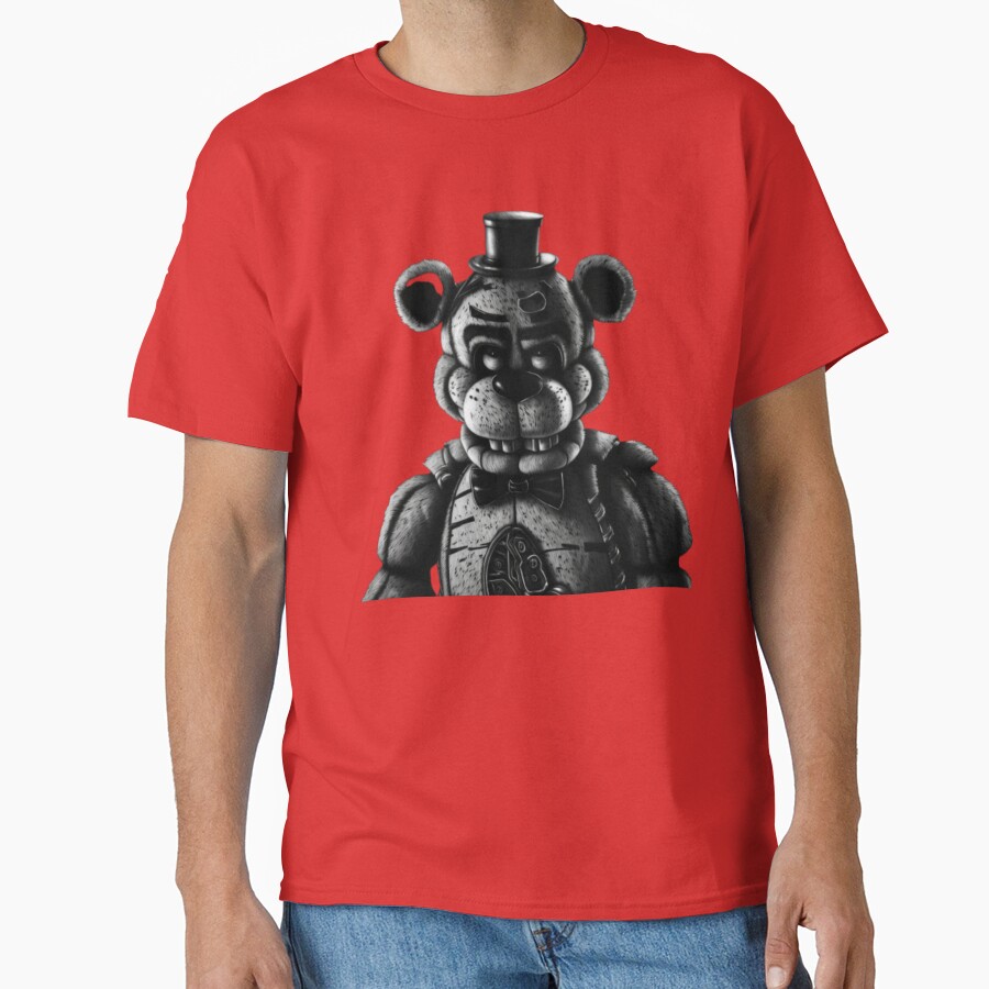 Five Nights At Freddy's Black T-shirt - Image 5