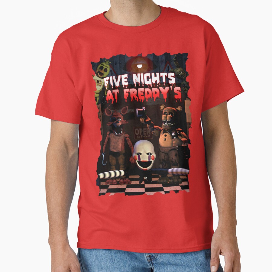 Five Nights At Freddy's Creepy T-shirt - Image 5