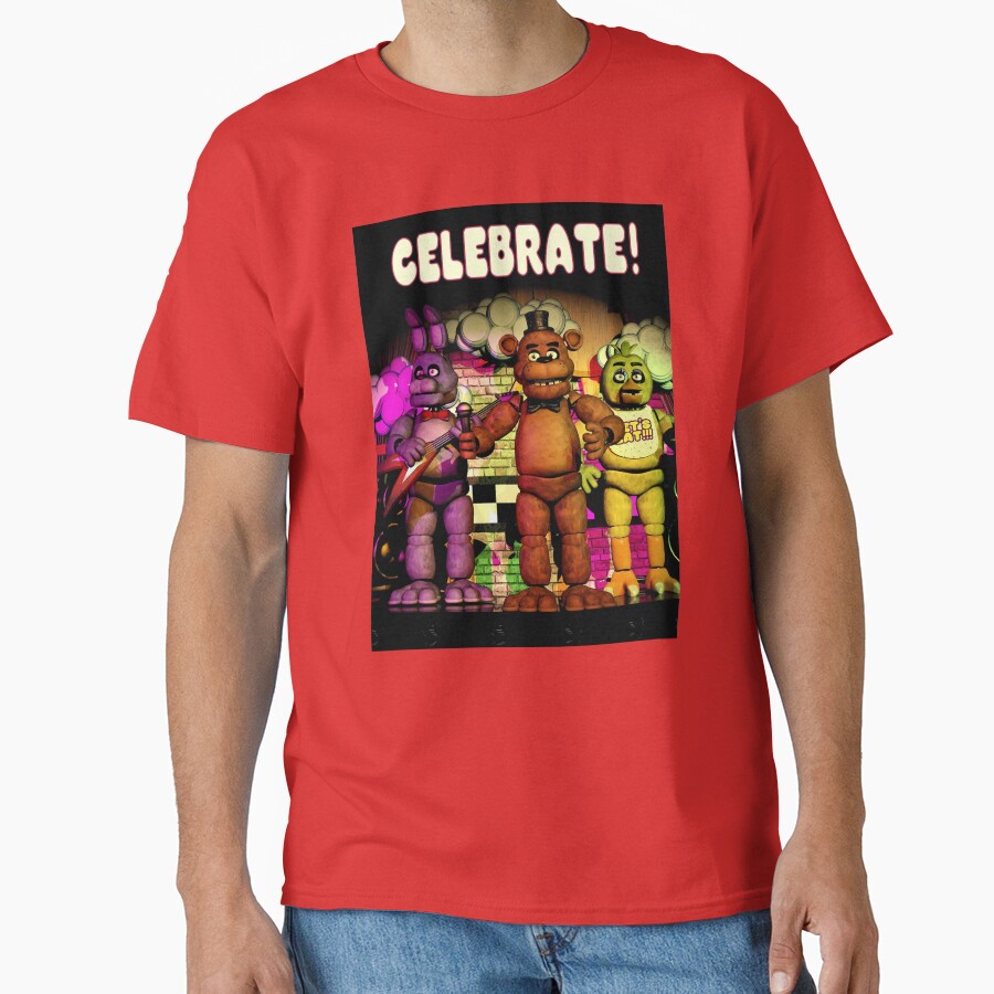 8k Fnaf Celebrate T-shirt - Image 6
