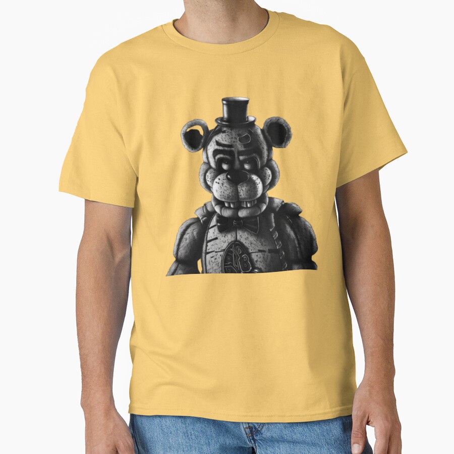 Five Nights At Freddy's Black T-shirt - Image 6