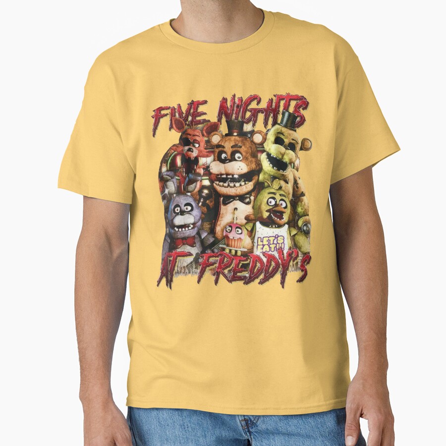 Five At Night Freddys Fnaf Movie T-shirt - Image 6