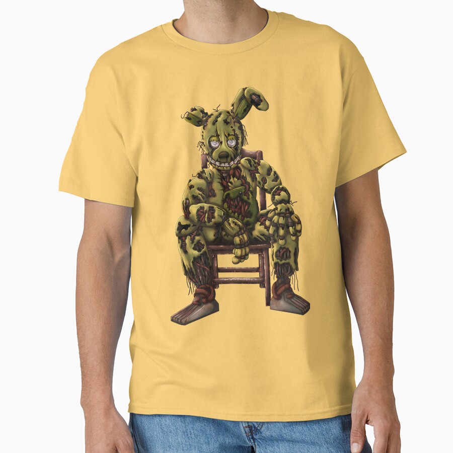 Springtrap Sat In Chair T-shirt - Image 6