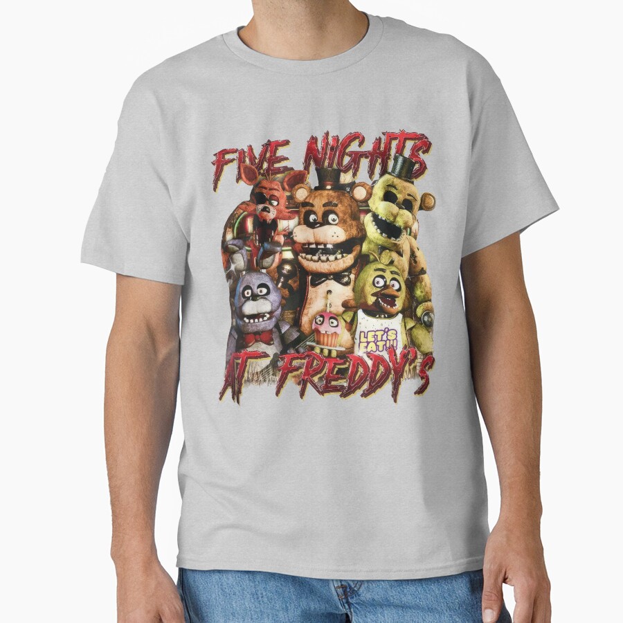 Five At Night Freddys Fnaf Movie T-shirt - Image 3