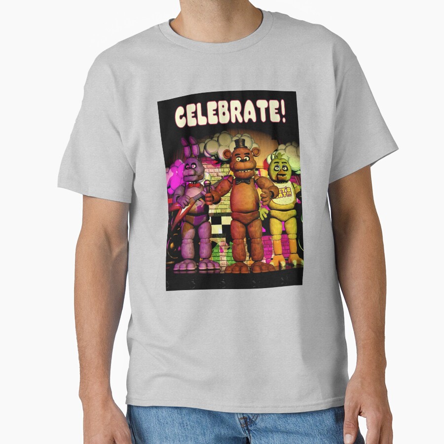8k Fnaf Celebrate T-shirt - Image 4