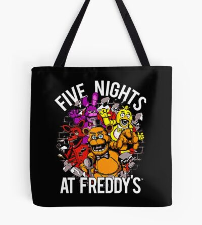 Five Nights At Freddy_s Video Vintage Movies Game Funny Gaming Tote Bag
