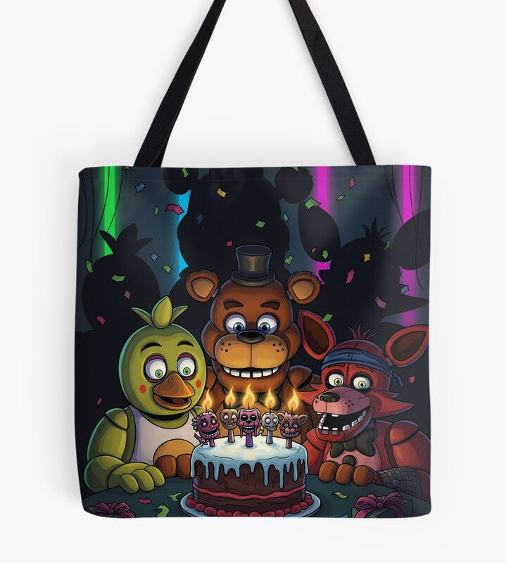 Five Nights At Freddy's Birthday Tote Bag
