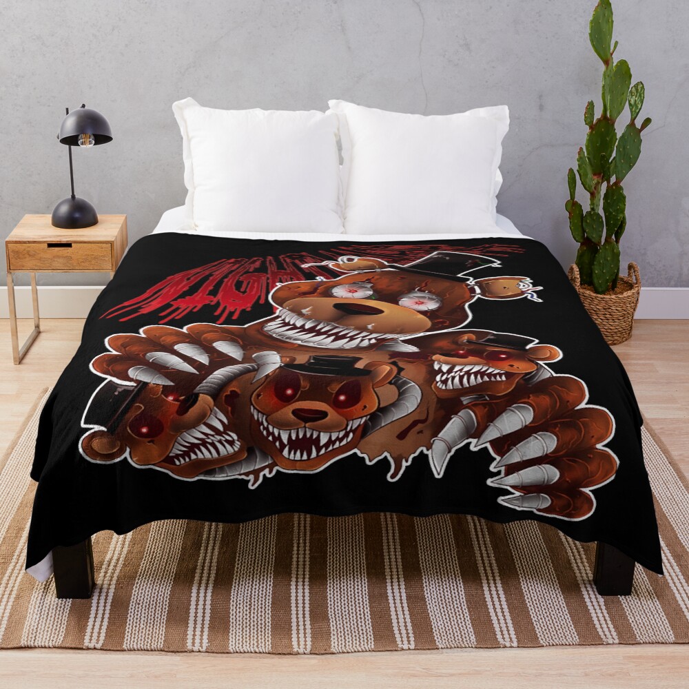 Five Nights At Freddy S Claustrophobic Throw Blanket