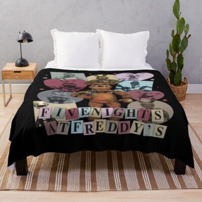 Five Nights At Freddy's Party Throw Blanket