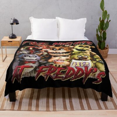 Five Nights At Freddy S Jumpy Throw Blanket