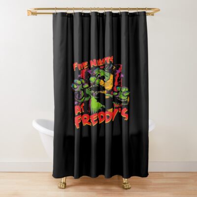 Five Nights At Freddy Shower Curtain