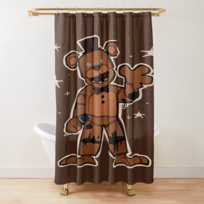 Withered Freddy Shower Curtain